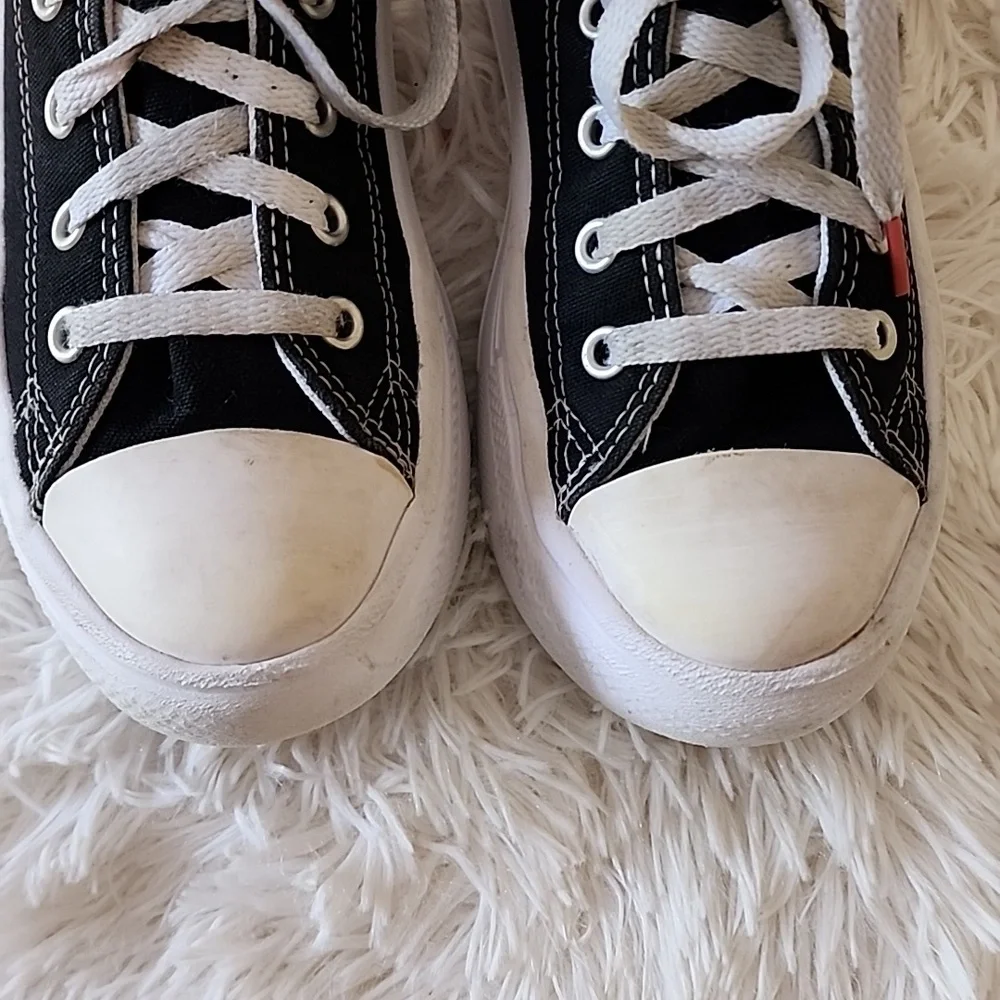 Converse All Star Black High-Top Sneakers with White Laces